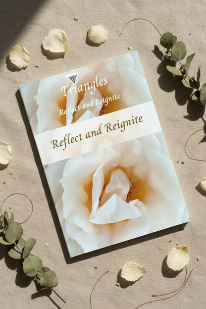 Reflect & Reignite Workbook flat lay product mockup